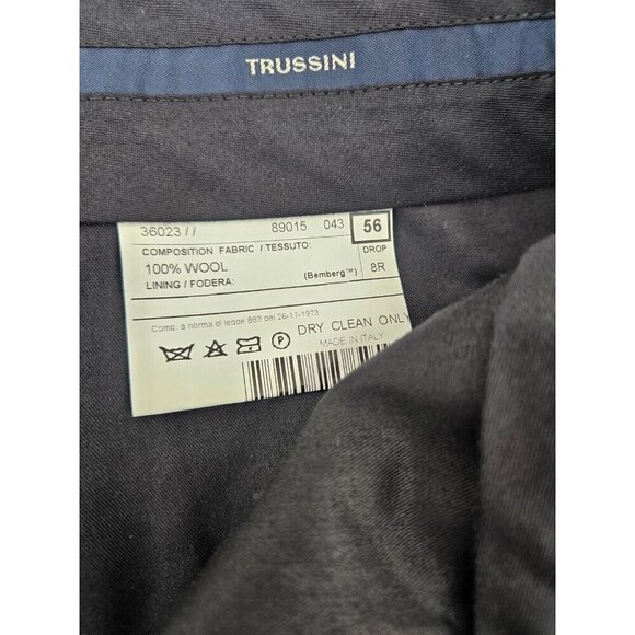 New Trussini Dark Navy Dress Pants Mens 38 Boyd's Philadelphia - Picture 5 of 6
